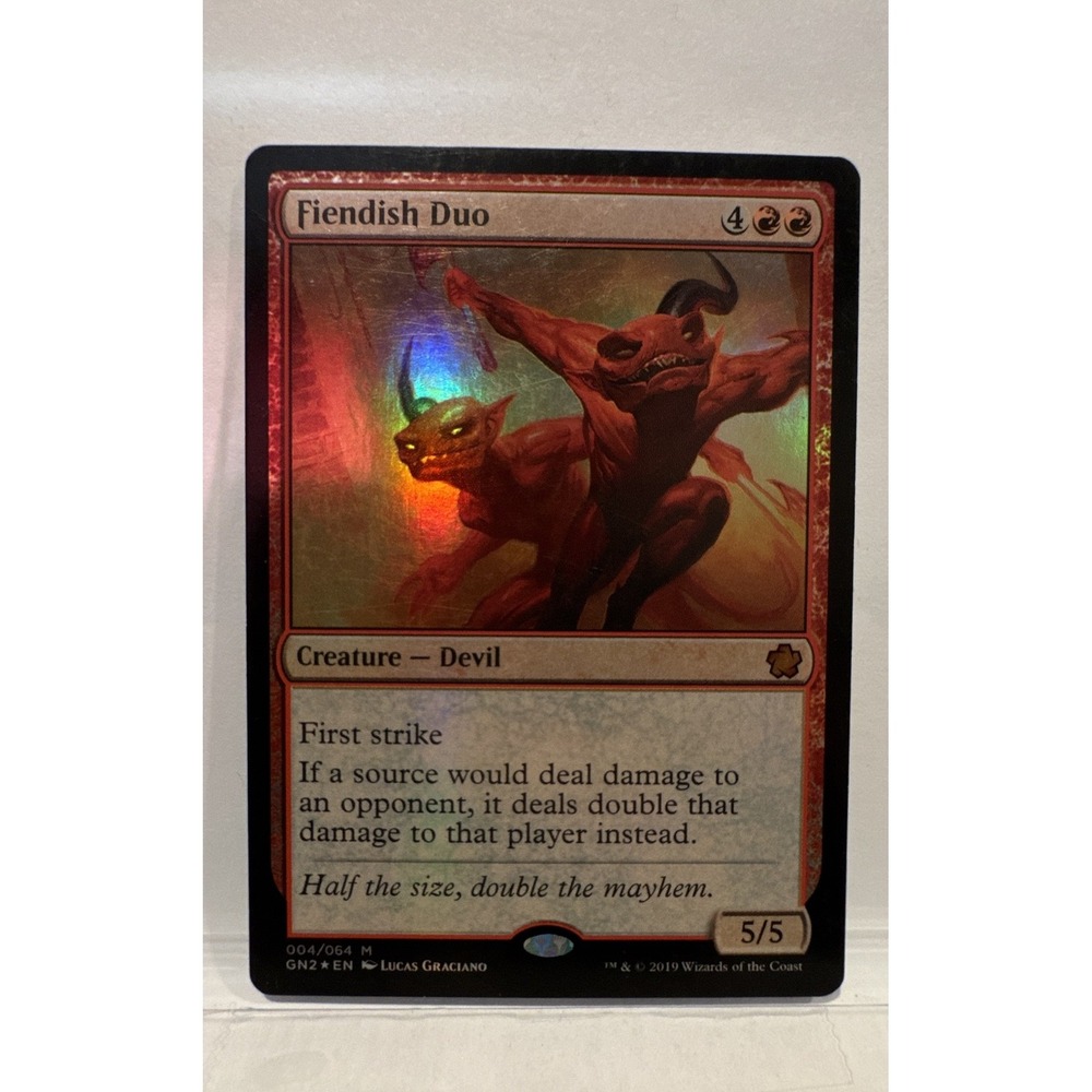 Fiendish Duo Magic Game Night 2019 Foil